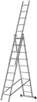 Лестница трехсекционная 3х9 H=257/426/591см 11.18кг алюм. FIT 65434