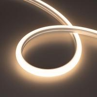 Лента светодиодная MOONLIGHT-TOP-A144-16x15mm 24V Warm 3500К 9.6Вт/м IP65 2835 wire x1 герметичная (уп.5м) Arlight 038604