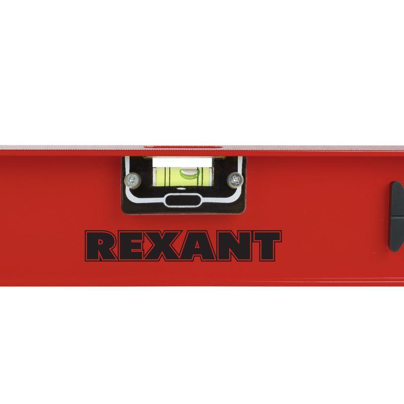 Уровень алюминиевый "Рельс" 600мм 3 глазка (1 поворотный) Rexant 12-9211