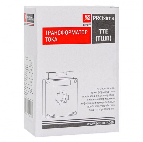 Трансформатор тока ТТЕ 40 600/5А кл. точн. 0.5 PROxima EKF tte-40-600/tc-40-600-0.5