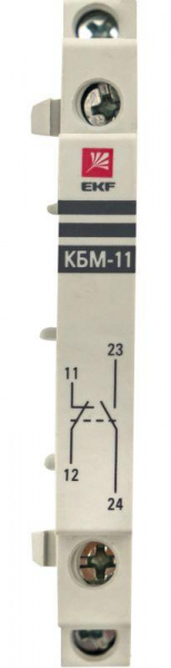 Контакт боковой дополнительный КБМ-11 NO+NC для КМ PROxima EKF km-cs-11